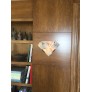IQ4135 'FLY 2' ALABASTER SCONCE IN THE MANNER OF PIERRE CHAREAU