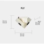 IQ4135 'FLY 2' ALABASTER SCONCE IN THE MANNER OF PIERRE CHAREAU