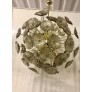 IQ4137 MURANO SPUTNIK AMBER COLOR ART GLASS MIDCENTURY CHANDELIER AND PENDANT