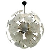 IQ4138 MURANO SPUTNIK TRANSPARENT COLOR ART GLASS CHANDELIER AND PENDANTS