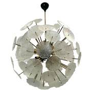 IQ4138 MURANO SPUTNIK TRANSPARENT COLOR ART GLASS CHANDELIER AND PENDANTS