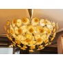 IQ4139 AMBER HALF-SPUTNIK CHANDELIER