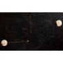 IQ4153 BRASS AND ALABASTER MOBILE CHANDELIER