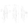 IQ4157 LEAF WALL LIGHT SMALL