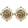 IQ4166 VINTAGE SCONCES IN BRASS AND CRYSTAL