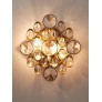 IQ4166 VINTAGE SCONCES IN BRASS AND CRYSTAL
