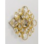 IQ4166 VINTAGE SCONCES IN BRASS AND CRYSTAL