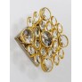 IQ4166 VINTAGE SCONCES IN BRASS AND CRYSTAL