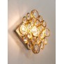 IQ4166 VINTAGE SCONCES IN BRASS AND CRYSTAL