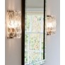 IQ4167 MORILLON GLASS WALL LIGHT