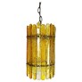 IQ8329 ROUND AMBER GLASS CHANDELIER