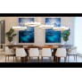 IQ8331 ENSEMBLE OF 7 WHITE QUARTZ PENDANT