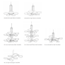 AM1107  ABBOTT CHANDELIER