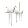 QZ8113 PERCH BIRD CHANDELIER