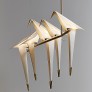 QZ8113 PERCH BIRD CHANDELIER