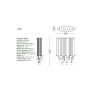 SJ2071 SUGAR CHANDELIER