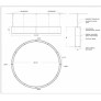 AM1848R MUSE ROUND SHADE FABRIC LAMP