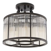 IQ3174 BERNARDI SMALL BRONZE CEILING LAMP