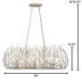 IQ8153 BASK 36 INCH 6 LIGHT LINEAR SUSPENSION LIGHT