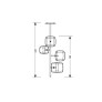 IQ8158 MODERN GLASS PENDANT LAMP