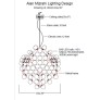 JK049 TARAXACUM CHANDELIER 