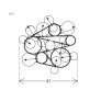 AM3004 CATCH CHANDELIER