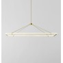 AL0157R HALO RECTANGLE PENDANT