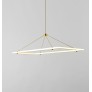 AL0157R HALO RECTANGLE PENDANT