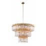 AMAJC-9007 CRYSTAL ICICLE EIGHTEEN-LIGHT PENDANT