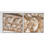 AMAJC-8942 STATELY CRYSTAL SILVER-LEAF PENDANT