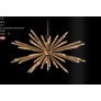 AMAJC-9015 AN ANTIQUE BRASS STARBURST PENDANT