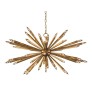 AMAJC-9015 AN ANTIQUE BRASS STARBURST PENDANT