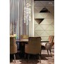 IQ21026 BALLET CHANDELIER BRONZED CHROMED