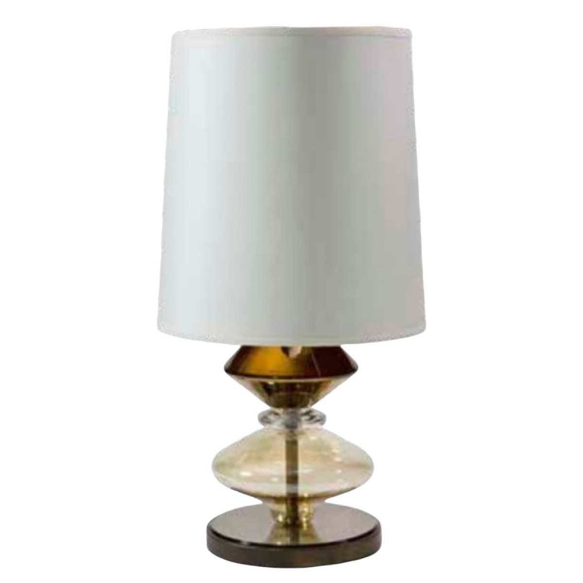 IQ21029 LESCOT TABLE LAMP BRONZED CHROMED