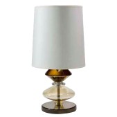 IQ21029 LESCOT TABLE LAMP BRONZED CHROMED