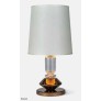 IQ21030 LESCOT TABLE LAMP 2 BRONZED CHROMED