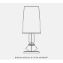 IQ21030 LESCOT TABLE LAMP 2 BRONZED CHROMED