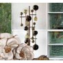 IQ21033 FLUXUS FLOOR LAMP BRONZED CHROMED