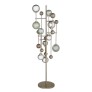 IQ21033 FLUXUS FLOOR LAMP BRONZED CHROMED