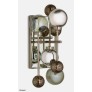 IQ21034 FLUXUS WALL SCONCE BRONZED CHROMED