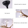 IQ2264 22 LIGHTS RETRO RESIN ANTLER CHANDELIER