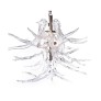 IQ2266 BLOWN GLASS ANTLER CHANDELIER