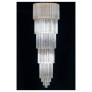 IQ2321 TRANSPARENT ITALIAN MURANO GLASS CHANDELIER