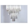 IQ2321 TRANSPARENT ITALIAN MURANO GLASS CHANDELIER