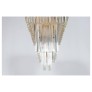IQ2322 ITALIAN MURANO GLASS RECTANGULAR CHANDELIER