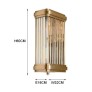 IQ2342 CRYSTAL WALL LIGHT