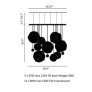 IQ2391 ETCH MEGA MULTI-LIGHT PENDANT