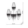 IQ2771  BURLESQUE SCONCE