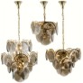 IQ2801 LARGE SMOKED CHANDELIER