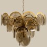 IQ2801 LARGE SMOKED CHANDELIER
